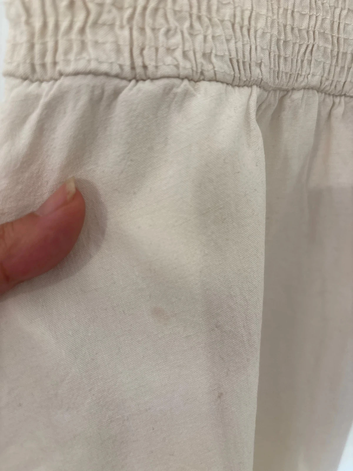 White dress with pockets Zara size S – photo 5